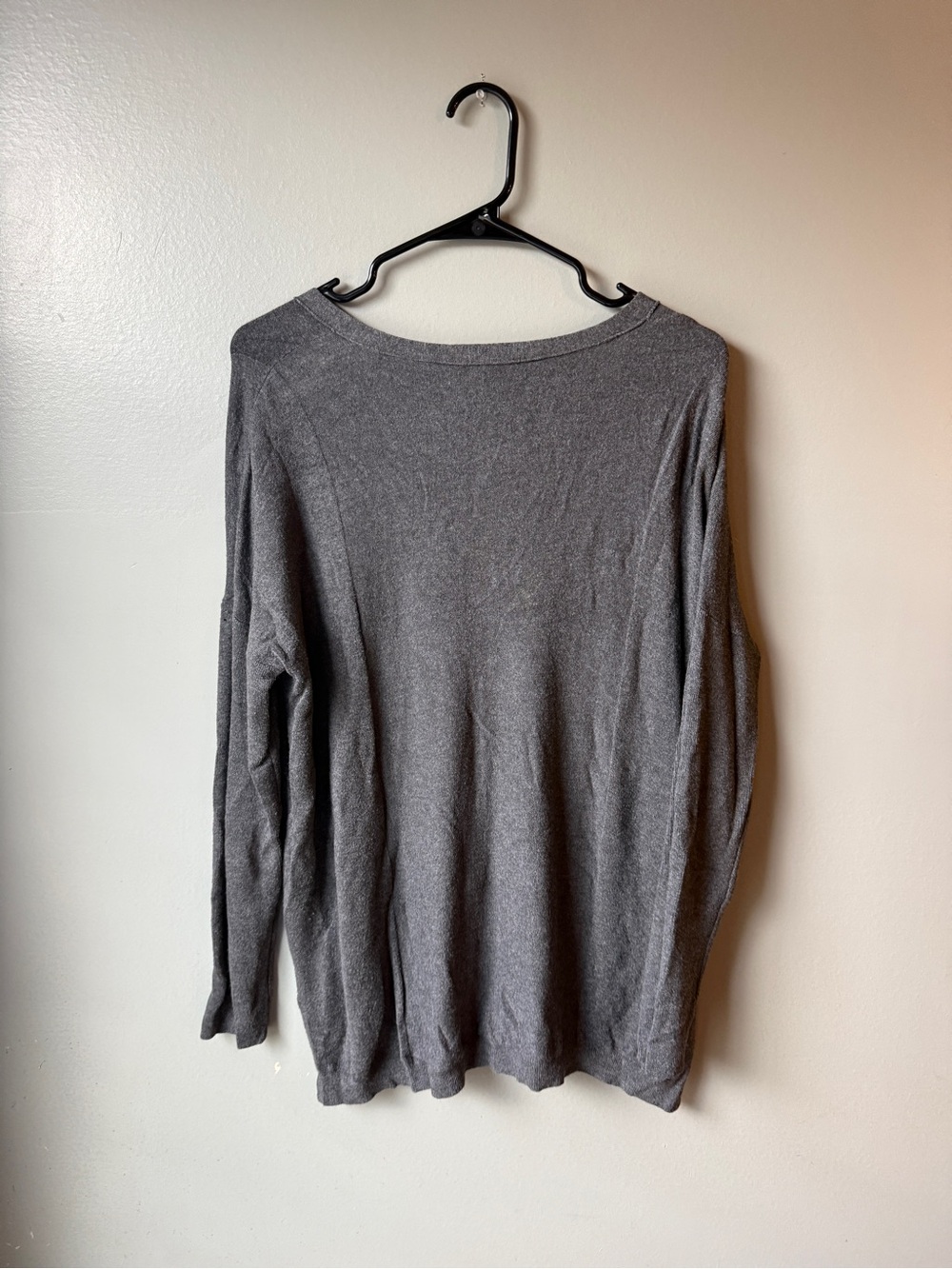Eileen Fisher Women’s Gray Zip Front Cardigan Sweater Size Medium - Picture 5 of 5